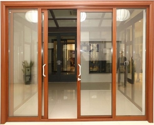 Cửa đi nhôm xingfa 4 cánh mở trượt
