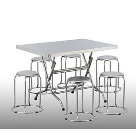 Bàn ghế inox ở Huế