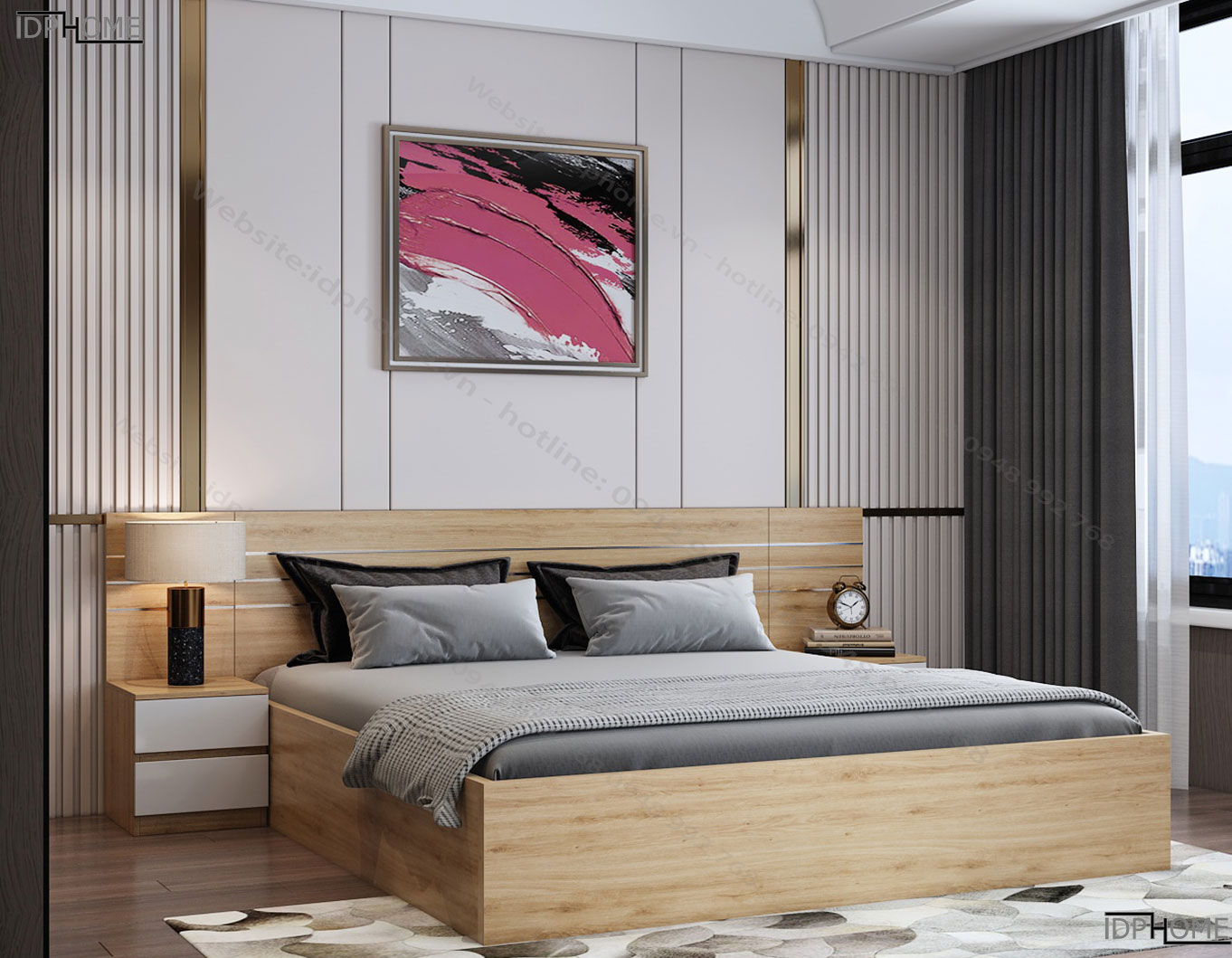 Giường ngủ hiện đại cho vợ chồng