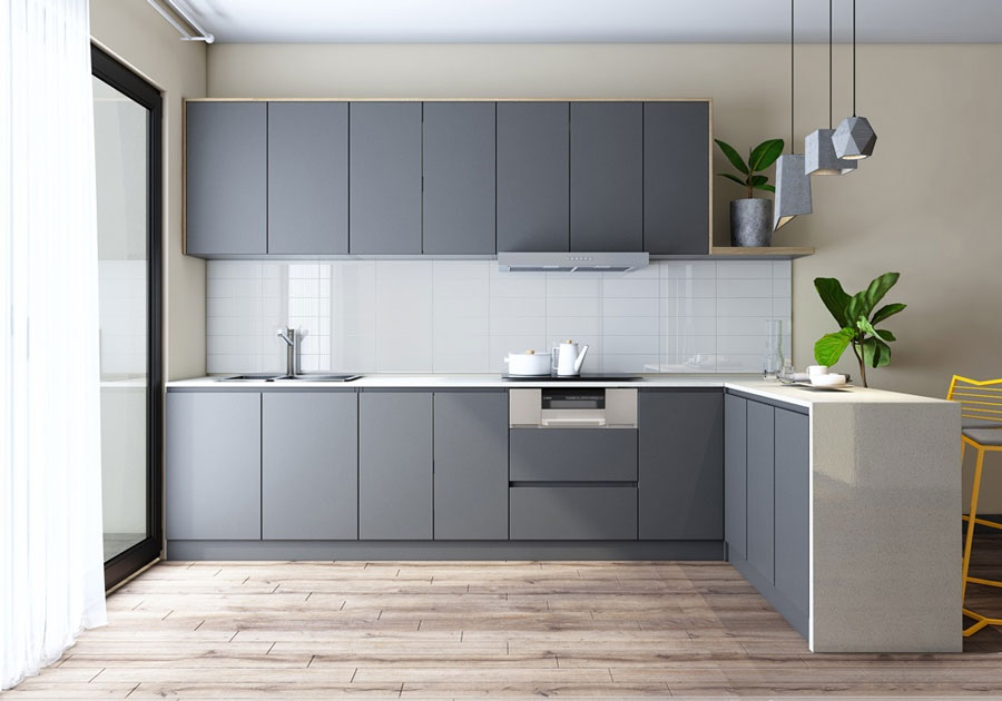 Tủ bếp nhựa ở Huế - Giá xưởng