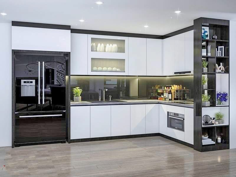 Thi công tủ bếp Acrylic tại Huế
